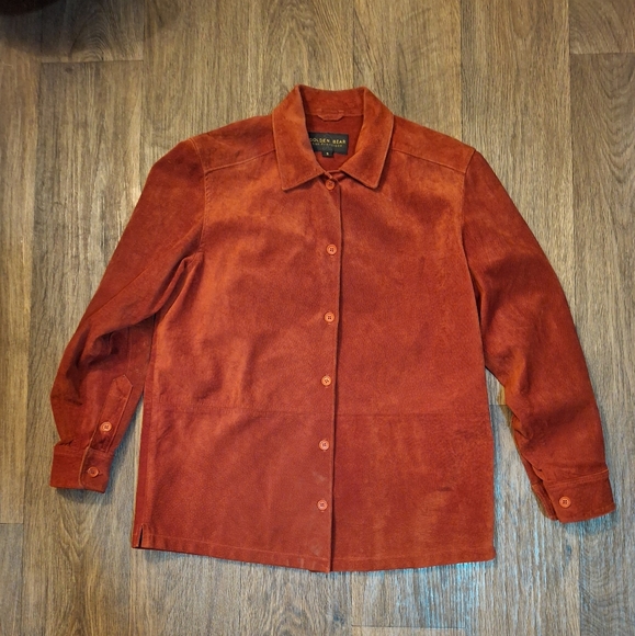 Vintage Golden Bear San Francisco Red Leather Jacket. - Picture 10 of 15